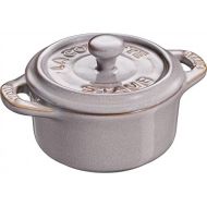 Staub Mini Cocotte, rund Antikgrau 10 cm