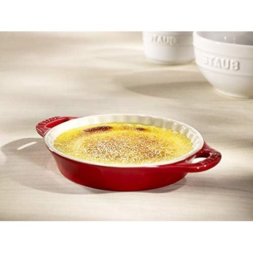  Staub - Tarte-Form rund, Kirschrot, 24 cm