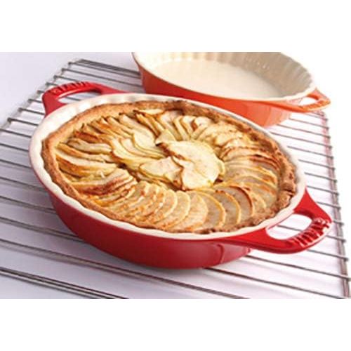  Staub - Tarte-Form rund, Kirschrot, 24 cm