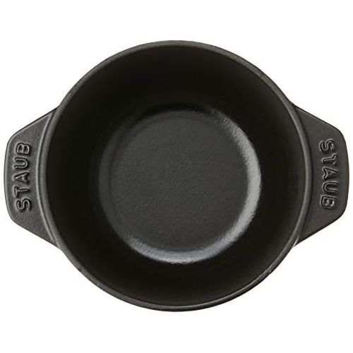  Staub Petite Franzoesischer Ofen, Gusseisen, 1,7 l, Mattschwarz