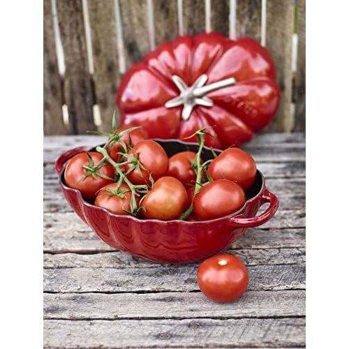  STAUB Cocotte Tomate 25 cm kirschrot Brater, Gusseisen