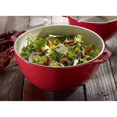  Staub 40510-797 Ceramics Servierschale, keramik, cherry