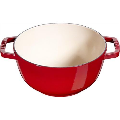  Staub Fondueset, Induktionsgeeignet, Gusseisen, Kirschrot, 1 Einheiten