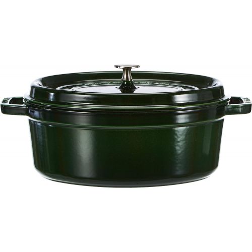  Staub Cocotte Oval 29cm Basil: Kitchen & Dining