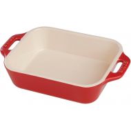 STAUB Ceramics Rectangular Baking Dish, 13x9-inch, Cherry