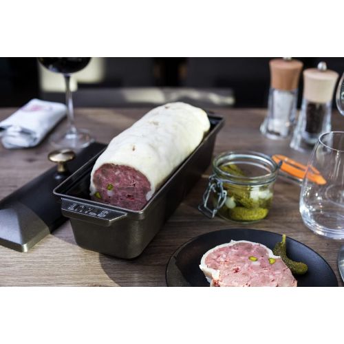  [아마존베스트]STAUB Cast Iron Large Rectangular Terrine, 1.5-qt, Matte Black