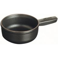 [아마존베스트]Staub 1461223 Mini Cheese Fondue Pot, 12 cm, Matt Black
