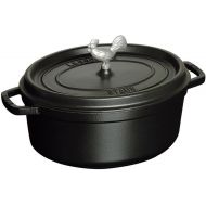 Staub 1123123 Coq Au Vin 5.75 qt. Cocotte in Black Matte