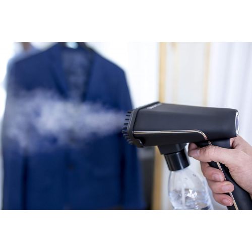  SteamOne Reisedampfglatter S-Nomad, travel garment Steamer in praktischer Reisegroesse fuer Kleidung, 1600 W, schwarz