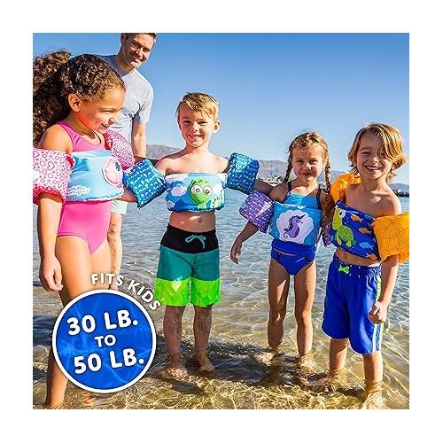  STEARNS Original Puddle Jumper Kids Life Jacket, Comfortable Life Vest for Kids Weighing 30-50lbs, USCG Approved Type III Life Vest for Pool, Beach, Boats, & More