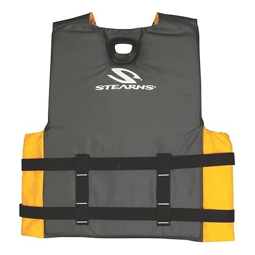  Stearns Nylon Kids Life Vest, USCG Approved Type III Life Jacket for Kids Weighing 50-90lbs, Great for Boat, Pool, Beach, Watersports, & More