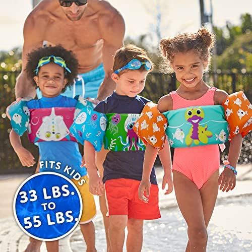  Stearns Original Puddle Jumper Kids Life Jacket Swim Shifters Color Changing Pool Floaties for Children