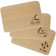 [아마존베스트]stempel-fabrik Wooden Breakfast Board with Individual Engraving - (L23 x W15 x H1 cm) - Personalised Board - Bread Board - Snack Board - Chopping Board - Gift Idea