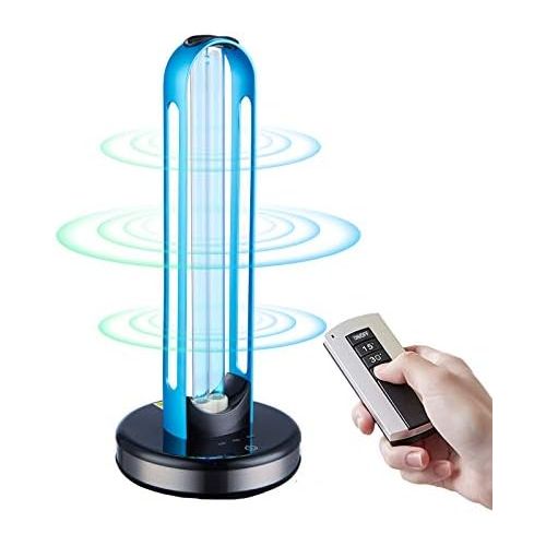  [아마존베스트]STERILECARES UV Light Sanitizer, Disinfection Germicidal Lamp Sterilizer, UVC Mite-Removal Bulb, Remote & Cycle Timing Control, Radar Sensor, Ozone Free, Kills 99.9% of Germs Viruses for Home R