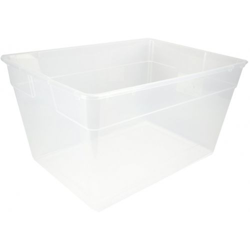  STERILITE Sterilite 56 Quart Clear Storage Box See-through with White Lid (Pack Of 8)