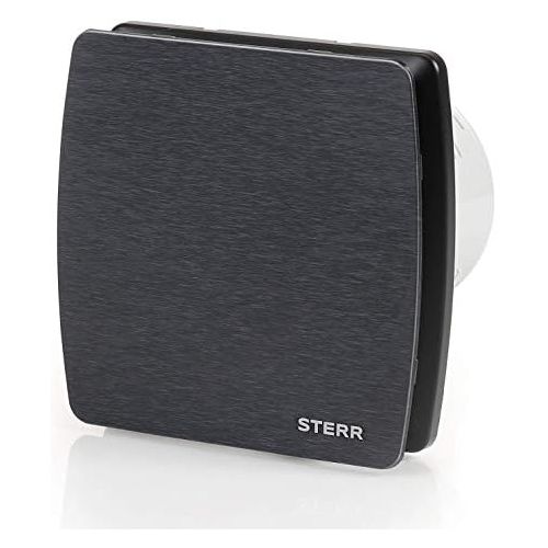  [아마존베스트]STERR - Black aluminium quiet bathroom fan - LFS100-QB