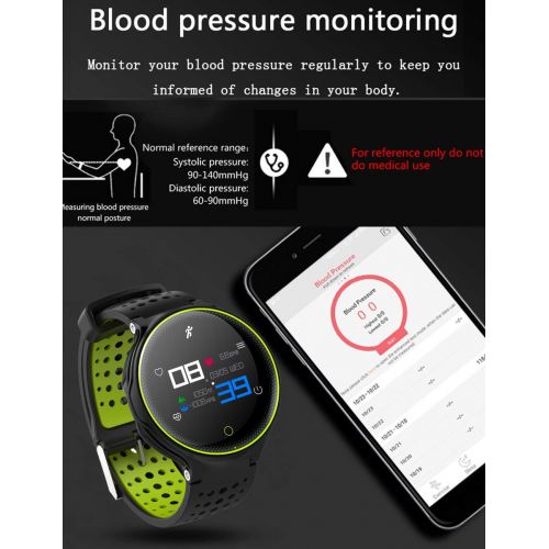  STG Fitness Tracker,Color Screen Activity Tracker Watch with Blood Pressure Blood Oxygen, IP68 Waterproof Smart Watch with Continuous Heart Rate,Sleep Monitor,Call Message Reminder for