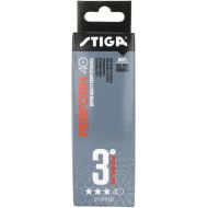 STIGA Unisex's White Perform 3-Star ABS 3-Pack, One Size