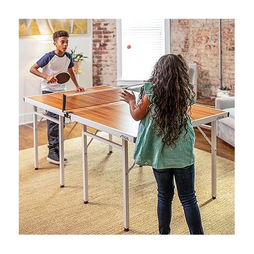 스티가 STIGA Space Saver - Compact Ping Pong Table - Quick, Easy Storage - Separate Table Halves - No Assembly Required