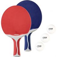 STIGA Flow Outdoor 2-Player Table Tennis Set Includes Two Outdoor Rackets and Two Outdoor Balls