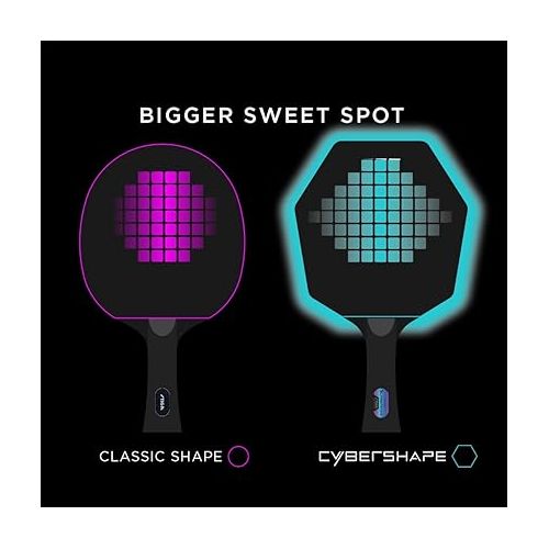 스티가 STIGA Cybershape Carbon Table Tennis Blade | Ping Pong Paddle - Unique Design for Larger Hitting Area & Increased Control - Competition Approved