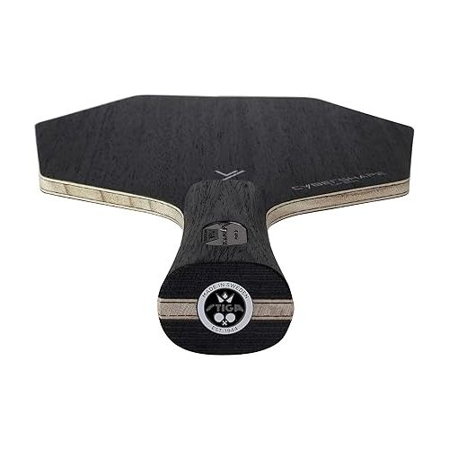 스티가 STIGA Cybershape Carbon Table Tennis Blade | Ping Pong Paddle - Unique Design for Larger Hitting Area & Increased Control - Competition Approved