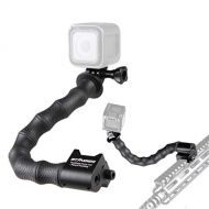 Stinger Python Action Camera Flexible Arm and Rail Mount For Picatinny and Weaver Rail System, Compatible with GoPro, OSMO Action, and other Action Cameras (One Arm)