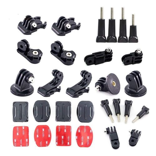  STLION 4K Action Sport Kamera Adhesive Mount Adapter Arm Kette Stativschraube Zubehoer Kit fuer Gopro Hero 6 5 4 Sitzung SJCAM Yi