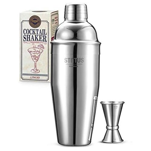  [아마존베스트]STNTUS INNOVATIONS Cocktail Shaker, STNTUS Cocktail Shakers, 25 oz Martini Shaker, Stainless Steel Drink Shaker, Drink Mixer, Martini Shaker and Strainer, Cocktail Shaker Set, Shakers Bartending, Bar