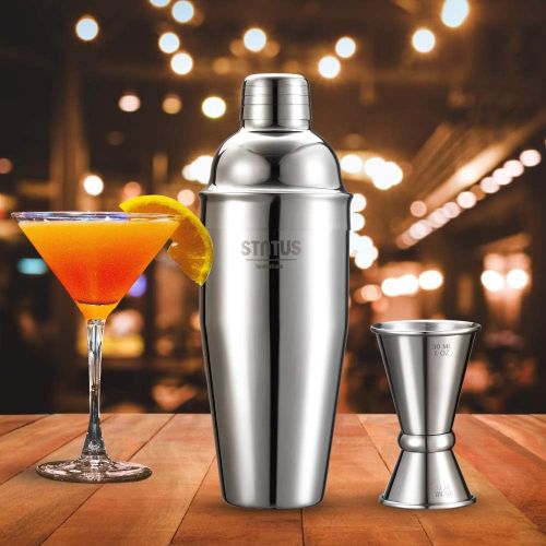  [아마존베스트]STNTUS INNOVATIONS Cocktail Shaker, STNTUS Cocktail Shakers, 25 oz Martini Shaker, Stainless Steel Drink Shaker, Drink Mixer, Martini Shaker and Strainer, Cocktail Shaker Set, Shakers Bartending, Bar