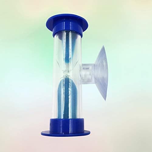  [아마존베스트]STOBOK 3 Minute Removable Plastic Coloured Sand Timer (Blue)