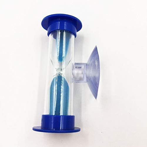  [아마존베스트]STOBOK 3 Minute Removable Plastic Coloured Sand Timer (Blue)