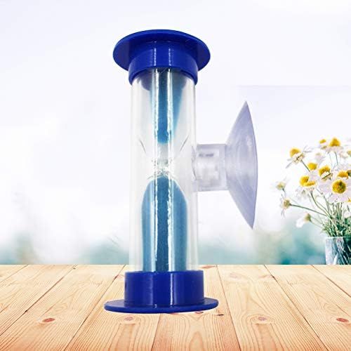  [아마존베스트]STOBOK 3 Minute Removable Plastic Coloured Sand Timer (Blue)