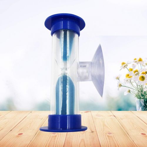  [아마존베스트]STOBOK 3 Minute Removable Plastic Coloured Sand Timer (Blue)