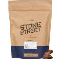 Stone Street Cold Brew Flavored Coffee, Natural Chocolate Hazelnut Flavor, Low Acid, 100% Colombian, Gourmet Coffee, Coarse Ground, Dark Roast, 1 LB