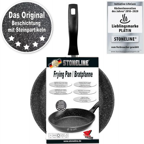  Stoneline Classic Frying Pans, grey, 16 cm