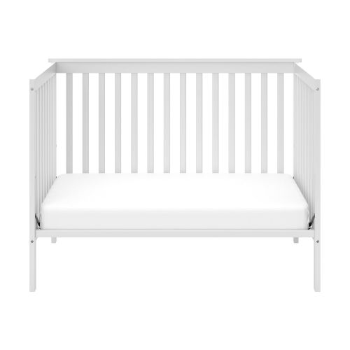  Stork Craft Storkcraft Sheffield Fixed Side Convertible Crib, Gray