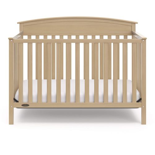 그라코 Graco Benton 5-in-1 Convertible Crib, Pebble Gray Easily Converts to Toddler Bed, Day Bed or Full Bed, 3 Position Adjustable Height Mattress