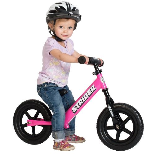  STRIDER Strider - 12 Sport Balance Bike, Ages 18 Months to 5 Years - Pink