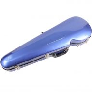 STRING HOUSE String House SG301B Shaped Fiberglass Violin Case Blue Full Size