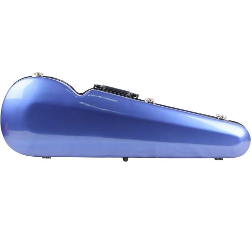  STRING HOUSE String House SG301B Shaped Fiberglass Violin Case Blue Full Size