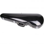 STRING HOUSE Fiberglass Violin Case Black Full Size (Black)