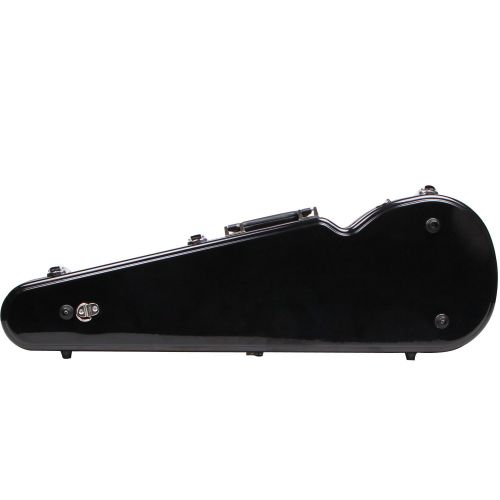  STRING HOUSE Fiberglass Violin Case Black Full Size (Black)