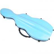 STRING HOUSE Fiberglass Violin Case Cello-Shaped Full Size 4/4(String House SG300SB Sky Blue)