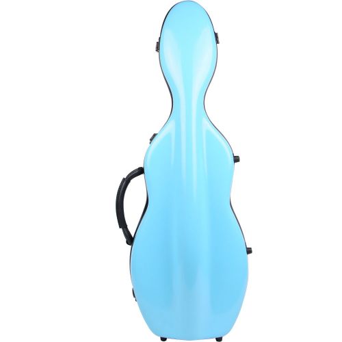  STRING HOUSE Fiberglass Violin Case Cello-Shaped Full Size 4/4(String House SG300SB Sky Blue)