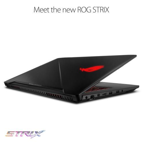 아수스 Asus ASUS ROG STRIX GL703VD 17.3” Gaming Laptop, GTX 1050 4GB, Intel Core i7 2.8 GHz, 16GB DDR4, 1TB FireCuda SSHD, RGB Keys