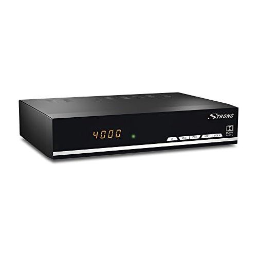  [아마존베스트]-Service-Informationen Strong SRT 7007 Digital HD Satellite Receiver with Display (Free-to-Air, HDTV, HDMI, Ethernet, USB Media Player, SCART) Black