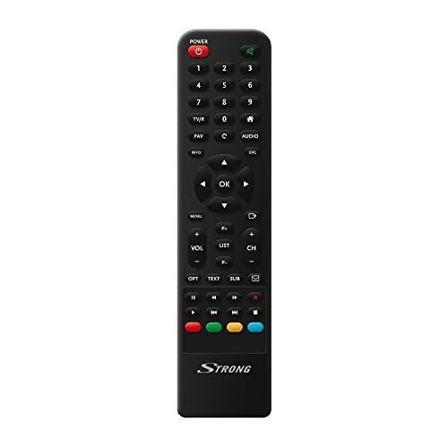  [아마존베스트]-Service-Informationen Strong SRT 7007 Digital HD Satellite Receiver with Display (Free-to-Air, HDTV, HDMI, Ethernet, USB Media Player, SCART) Black