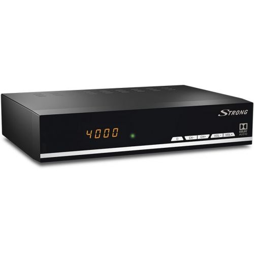  [아마존베스트]-Service-Informationen Strong SRT 7007 Digital HD Satellite Receiver with Display (Free-to-Air, HDTV, HDMI, Ethernet, USB Media Player, SCART) Black