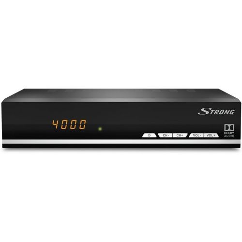  [아마존베스트]-Service-Informationen Strong SRT 7007 Digital HD Satellite Receiver with Display (Free-to-Air, HDTV, HDMI, Ethernet, USB Media Player, SCART) Black